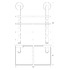 Полка 4-х ярусная Ellux Elegance Ele 047 40 см