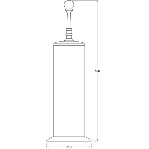 Ершик 3SC Stilmar UN Antic Silver Sti 430 напольный