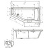 Акриловая ванна Riho Geta 170х90 L