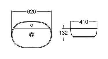 Раковина CeramaLux N D1346