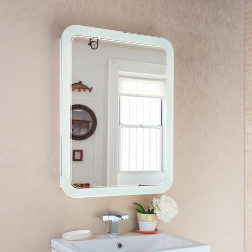Шкаф зеркальный Alavann Vanda Lux 60 белый