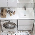 Тумба с раковиной Alavann Soft Silver 120 R
