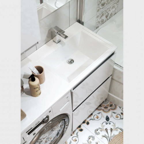 Тумба с раковиной Alavann Soft Silver 120 R
