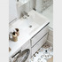Тумба с раковиной Alavann Soft Silver 120 R