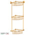 Полка 3SC Stilmar Gold STI 209 23 см угловая 3-х ярусная