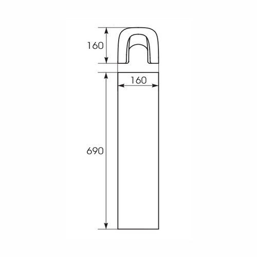Раковина Cersanit Pure P55 UM-PUR55/1 прямоугольная подвесная