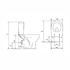Унитаз-компакт Cersanit Arteco 031 S-KO-ART031-3/6-DL-w с бачком и сиденьем
