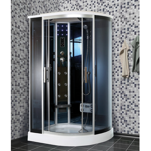 Душевая кабина Timo Standart T-1102 L тонированное стекло с гидромассажем