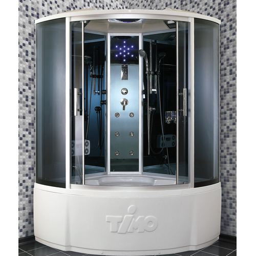 Душевая кабина Timo Standart T-1135 тонированное стекло с ванной и гидромассажем