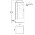Душевая кабина River Lux Tana 90/38 90х90