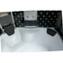 Душевая кабина River Temza 135/135/55 МТ матовое стекло с гидромассажем