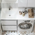 Тумба с раковиной Alavann Soft Silver 120 L