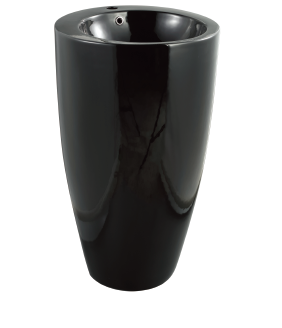 Раковина CeramaLux N B133В чёрная