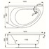 Акриловая ванна Vagnerplast Corona 160х100 Right