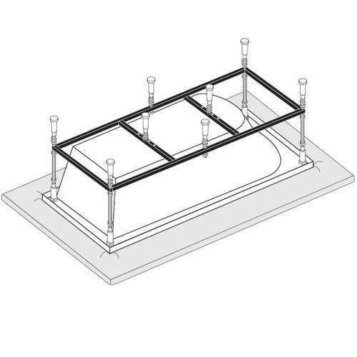 Акриловая ванна Vagnerplast Briana 180х80