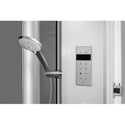 Душевая кабина Am.Pm Awe W15C-804-090MTE 90х90 с гидромассажем и парогенератором