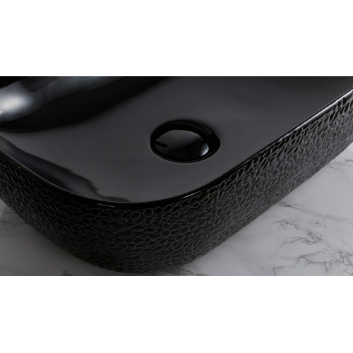 Раковина CeramaLux Luxline D1302H004 чёрная