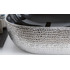 Раковина CeramaLux Luxline D1333H020 чёрная с серебром